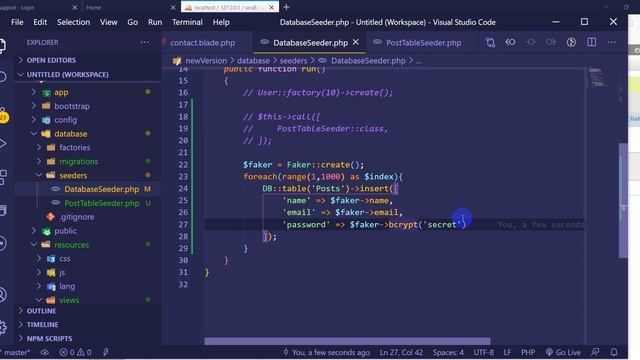 Laravel 8 Tutorial for beginners in Bangla #45 laravel pagination смотреть онлайн