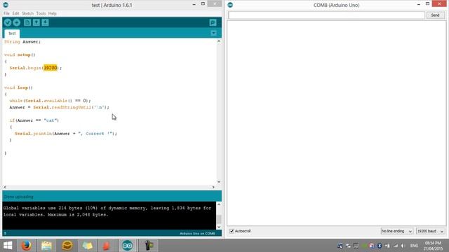 Arduino - String Comparison смотреть онлайн