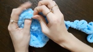 #Мастер-класс "Пинетки" для 4-12 мес. из Ализе пуффи