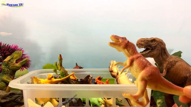 DINOSARS - Коллекция Динозавров - Видео обзор Игрушек для детей смотреть онлайн