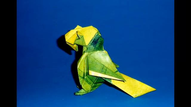 Origami Parrot(Perroquet) designed by barth Dunkan смотреть онлайн