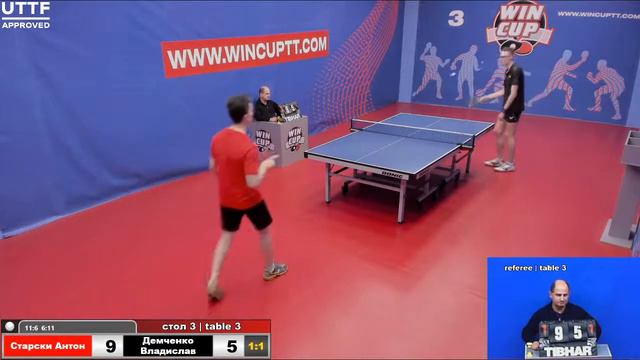 Старски Антон 3-2 Демченко Владислав Турнир Восток 5 WINCUP 15.04.21 Прямая Трансляция Зал 3 смотреть онлайн