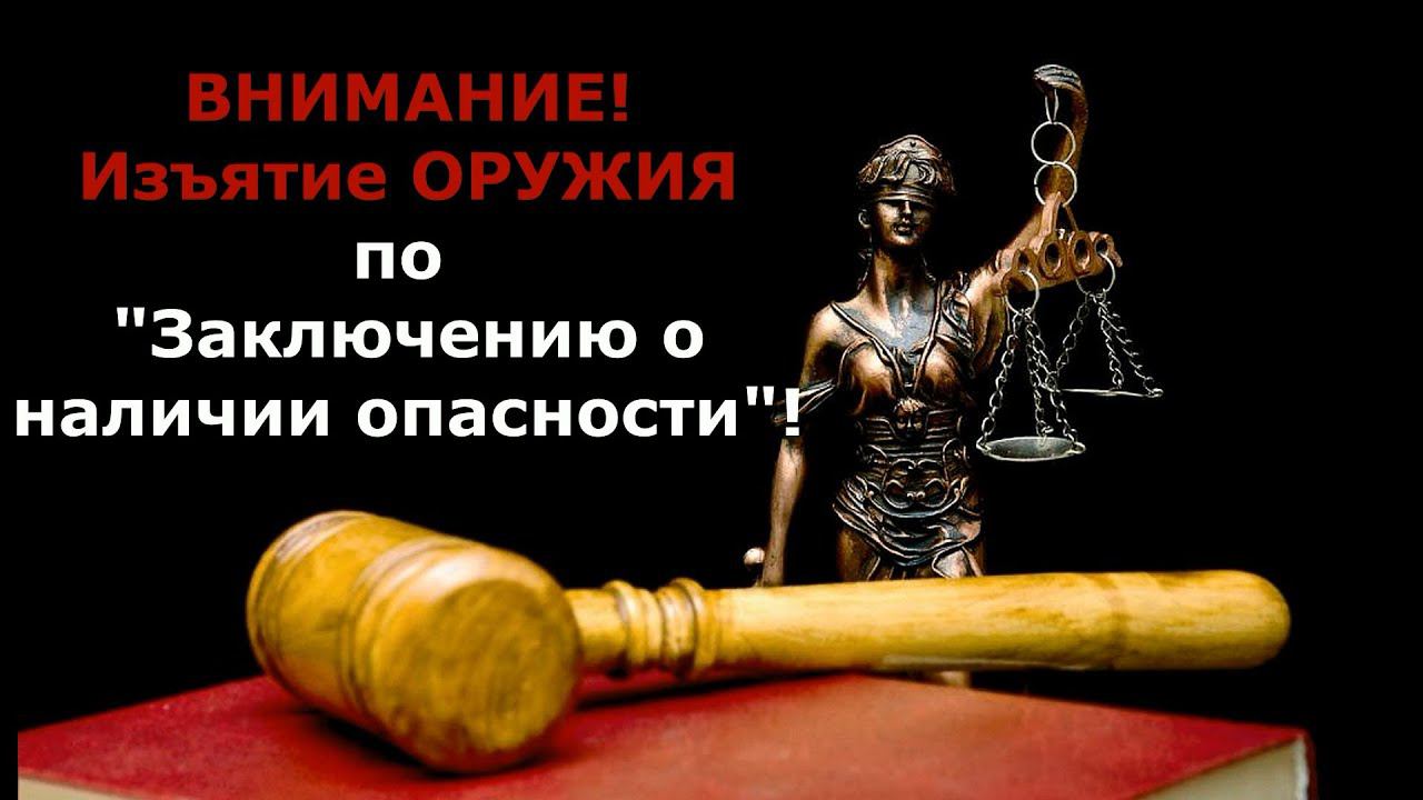 Внимание! Оружие могут изъять по Заключению о наличии опасности. смотреть онлайн