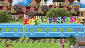 Изучаем цифры и поезда для детей. Развивающее видео про поезд метро