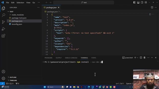 How to Start a Node.js Project | Necessary Module Installations for Inquirer & Chalk смотреть онлайн