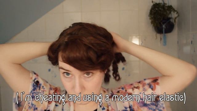 Simple Early 1920's Updo