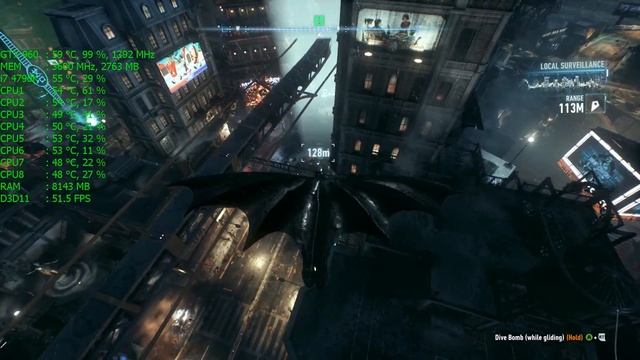 Batman: Arkham Knight - i7 4790K - GTX 960 - 1080p 60 Fps смотреть онлайн