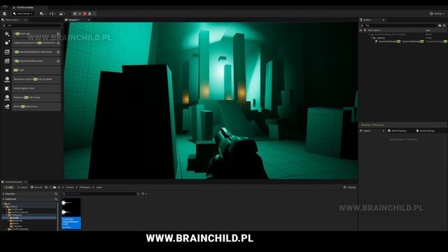 Creating a base BLOCKOUT (using cubes) for a Game Level in Unreal Engine 5 (Timelapse) смотреть онлайн