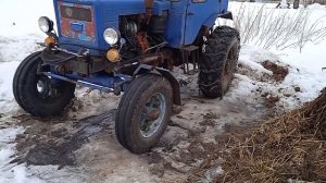 Самодельный трактор.