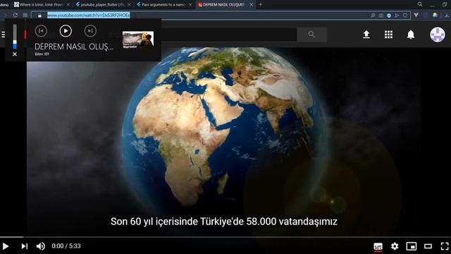 Flutter ile Son Depremler Uygulaması | 4 | Deprem Nedir Sayfası ve flutter_youtube_player смотреть онлайн