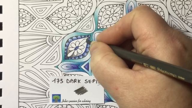 KALEIDOSCOPE MANDALA DESIGN - color like crazy - Faber Castell Polychromos смотреть онлайн