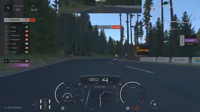 Gran Turismo 7 American Clubman Cup 700 Trial Mountain Circuit Chevrolet Corvette C7 ZR1 '19 смотреть онлайн
