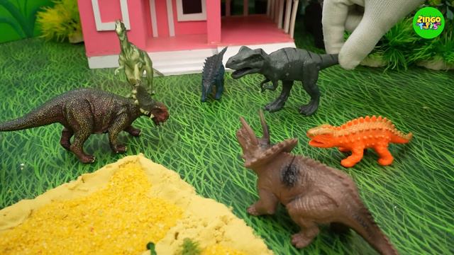 T-Rex's Dinosaurs Rescue Mission Big Adventure | Learn with Dinosaurs and Animals | Kids Learning смотреть онлайн