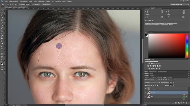 Самая простая ретушь в PHOTOSOP!