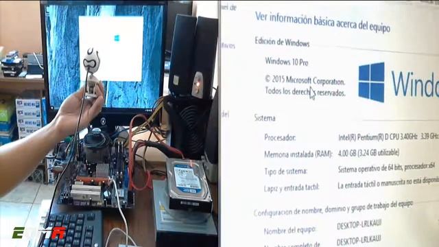 Motherboard ECS 945GCT-M/1333 V3.0 LGA 775 Intel 945GC Pentium D 945 3.4ghz Windows 10 Pro 64bits смотреть онлайн