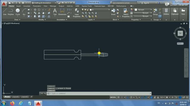 How to Make a Simple Screwdriver Drawing in AutoCAD - Complete AutoCAD Drawing with Screwdriver смотреть онлайн