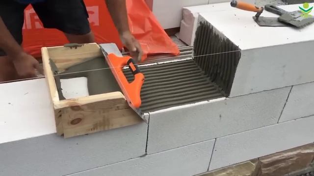 AAC Block Adhesive (Chemical) Application смотреть онлайн