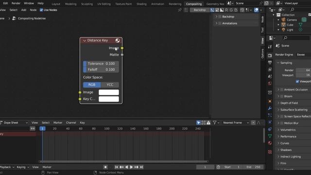 Blender. Distance Key Node смотреть онлайн