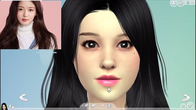 [Create A Sim] Korean Actress: KIM YOO JUNG | The Sims 4 смотреть онлайн