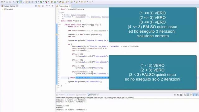 Fondamenti di programmazione con Java - 7 - ciclo for e incremento смотреть онлайн