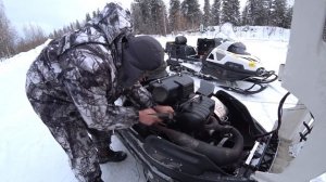 Ремонт Ручного стартера  на  снегоходе Викинг Стелс 600