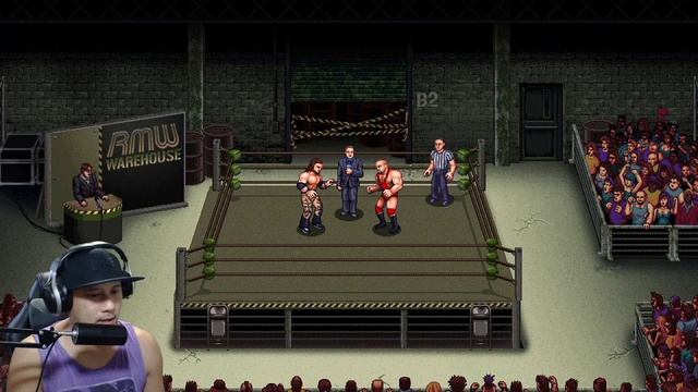 RetroMania Wrestling playthrough смотреть онлайн