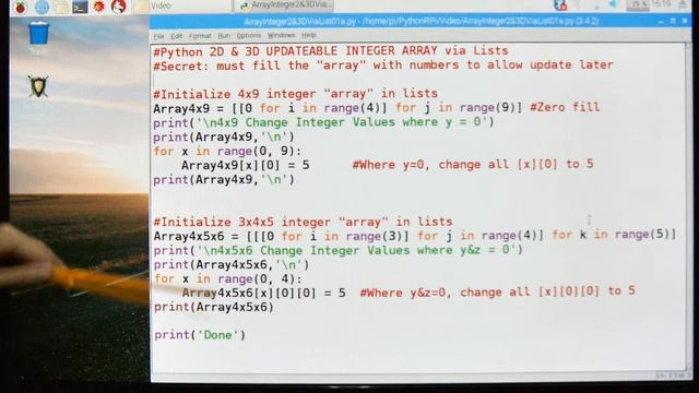203 - Python - Update Integer List / Array смотреть онлайн