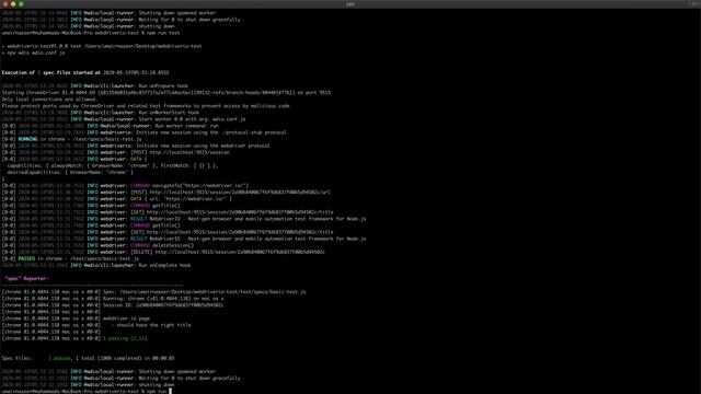 WebdriverIO - Simplify the test run command смотреть онлайн