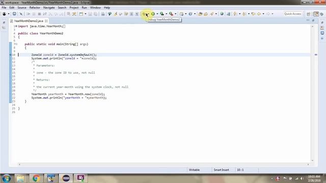 How to get current year and month using now methods of YearMonth Class? | Java 8 Date and Time смотреть онлайн