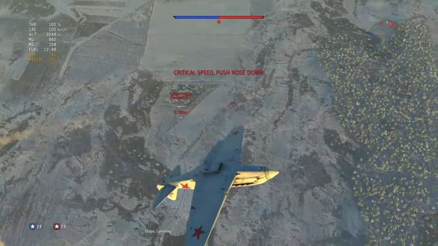War Thunder MiG-3-15 vs He 100 смотреть онлайн