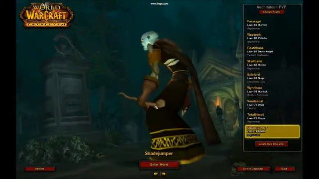 WoW addons w/ Characters смотреть онлайн