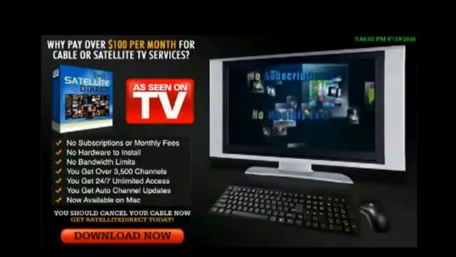 Watch online TV on Your PC with SatelliteDirect - Over 3,500 HD Channels Available 24/7 смотреть онлайн