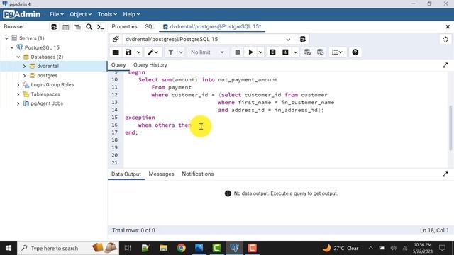 How To Create And Call A Stored Procedure With OUT Parameters In PostgreSQL PL/pgSQL Language смотреть онлайн
