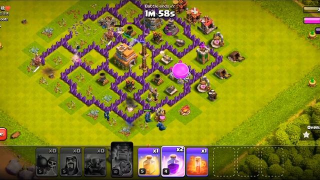 PEEKA attack with Wizard #Clash of clans #coc best arcade games❤️ смотреть онлайн