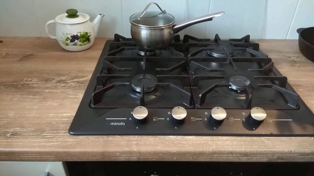 Газовая варочная поверхность Minola MGM 610244, отзыв. Made In Turkey.