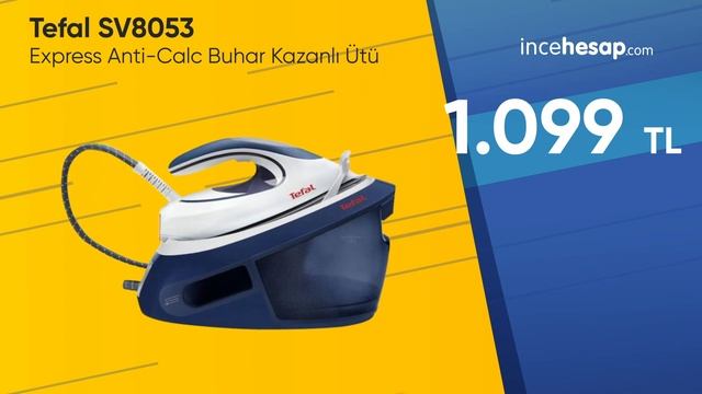 Yüksek Fiyatlara İnat Yaşasın İncehesap! - Tefal Express Anti-Calc Buhar Kazanlı Ütü смотреть онлайн