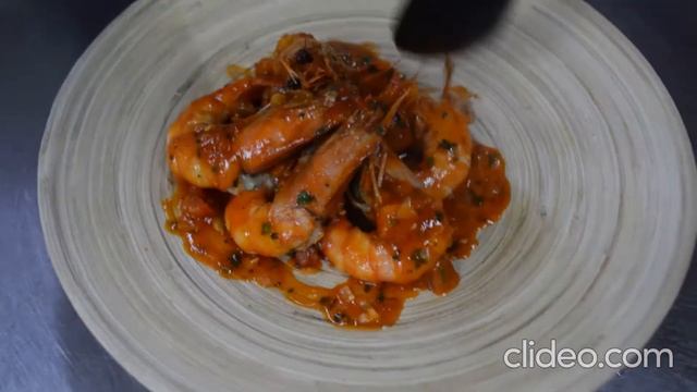 Креветки на бузару в Rакия Бар