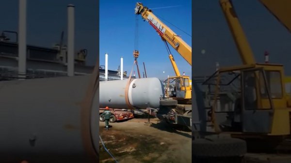 автокран ивановец 50т и 25т работа в паре