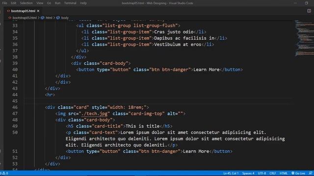 Cards in Bootstrap | Bootstrap 5 Tutorials #5 смотреть онлайн