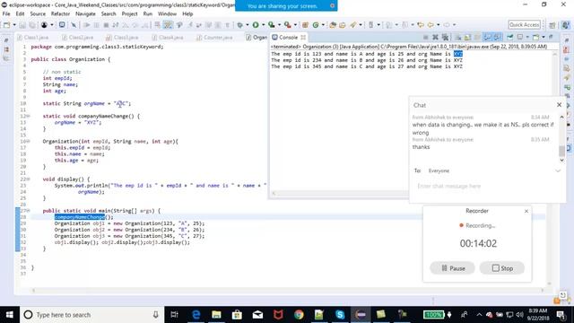 Static Keyword смотреть онлайн