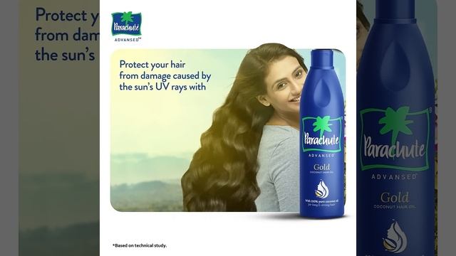 Use Parachute Advansed Gold Coconut hair oil for better hair growth смотреть онлайн