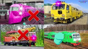 Учим цвета и исследуем мир поездов с Академиком Крохой