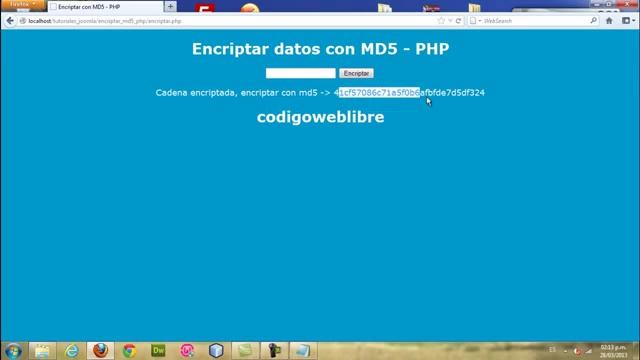 Encriptar datos con MD5 de PHP Reyna смотреть онлайн