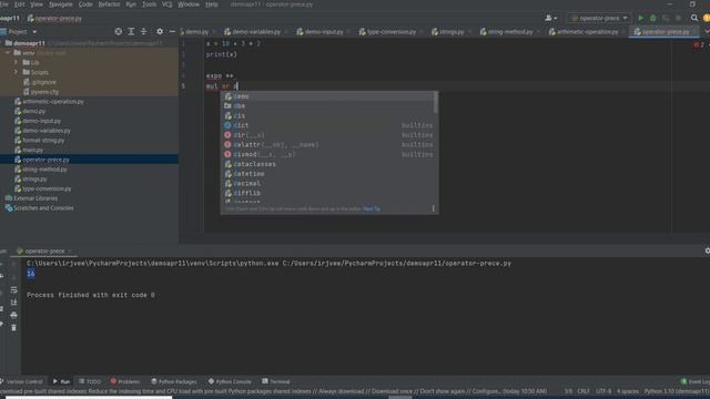 Python Tutorial For Beginners - #10. Operator Precedence in Python смотреть онлайн