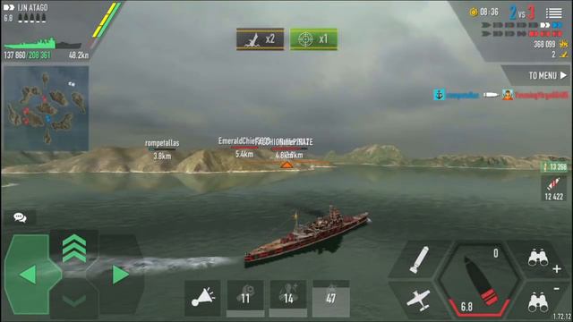 [Battle Of Warships] ATAGO Funny moments & Vs Alsace Epic Battle ! смотреть онлайн