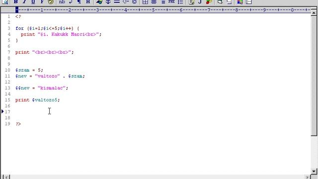 Retro Tech - PHP 20 - Ciklus es dinamikus valtozok смотреть онлайн