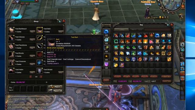 {Battle Of Immortant} Use GM account Fix NPC Dyanna Shop and GM Shop смотреть онлайн