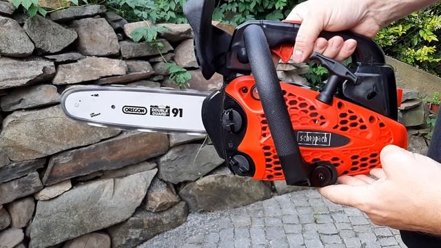 Chainsaw Scheppach CSP 2540 FIRSTSTART !