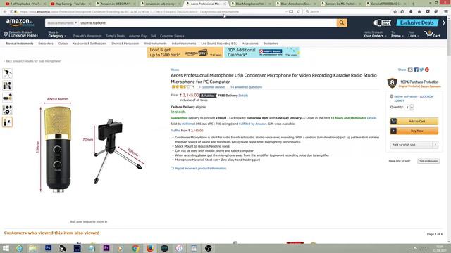 BEST MICROPHONE AND WEBCAM FOR YOUTUBE CHANNEL 2017 ( CHEAP AND BEST ) смотреть онлайн