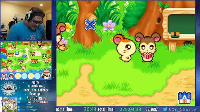 DS Destruction #33/1697: Hi-Hamtaro: Ham-Ham Challenge смотреть онлайн